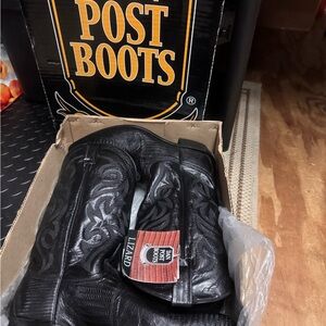 Dan Post Boots - Men’s Black Teju Lizard Boots